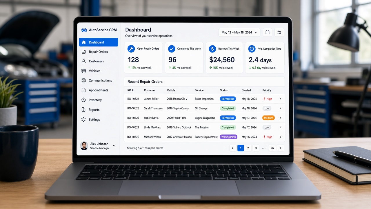 CRM автосервиса