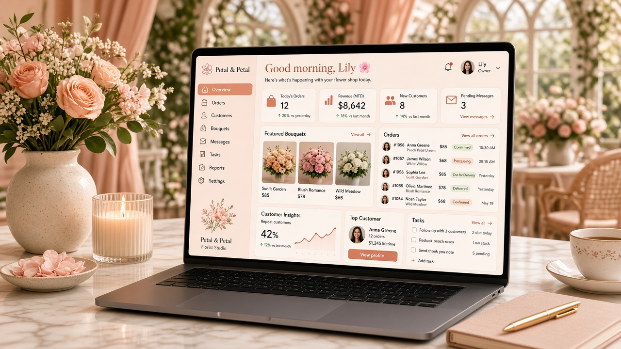 CRM цветочного